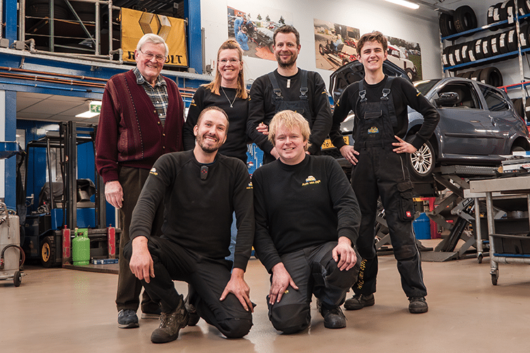 Team foto Auto van Dijk